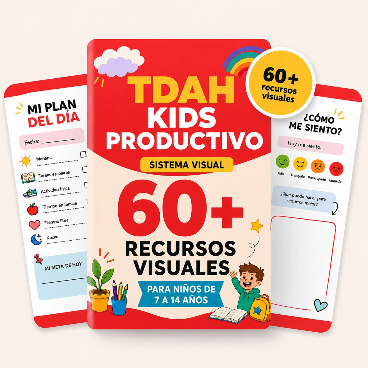 TDAH Kids Productivo — 60+ recursos visuales